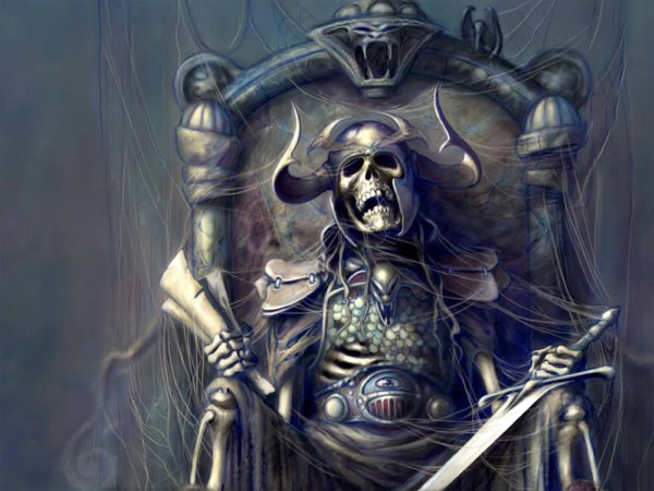 Скелет некромант Король