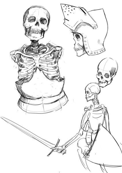 Рыцарь скелет