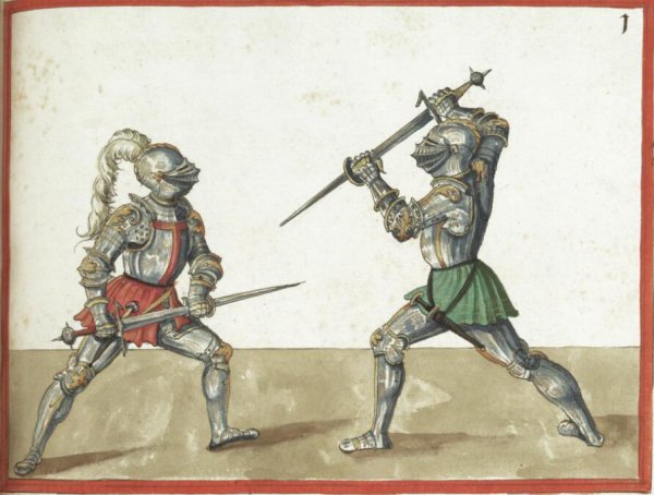 Рисунки рыцарь со шпагой