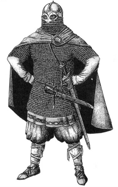 Воин Викинг 10 века