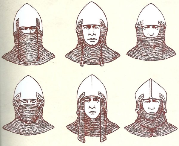 Шлемы рыцарей средневековья 14 век