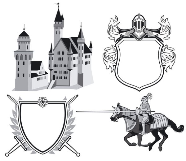 Замок рыцаря, герб