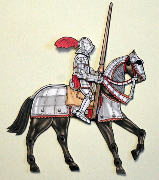 Рисунки рыцаря в доспехах на коне