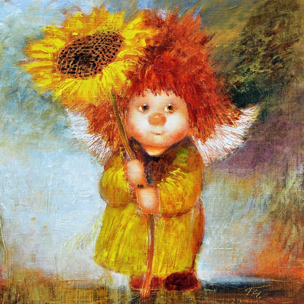 Картины Галины чувиляевой Солнечный ангел