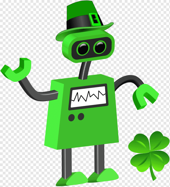 Зеленый робот