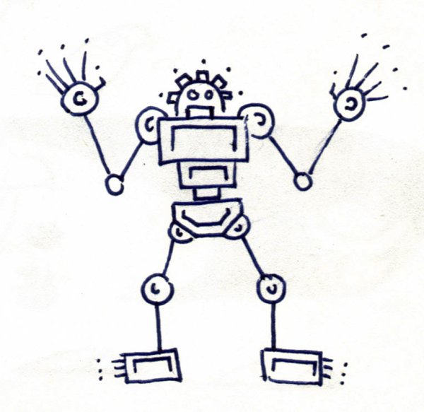 Схематичное изображение робота