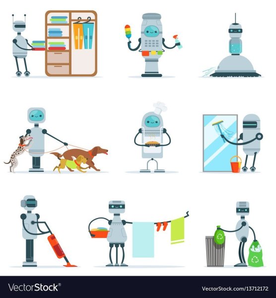 Роботы помощники в доме