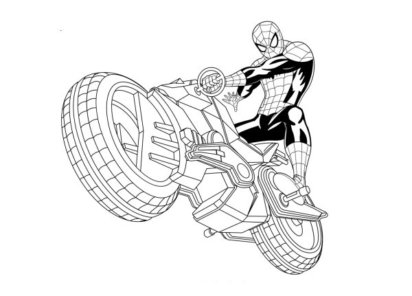 Мотоцикл Marvel "человек-паук" 78735