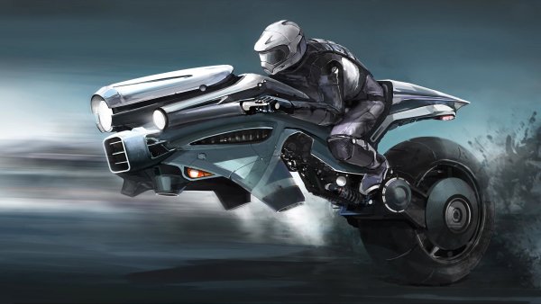 Sci Fi мотоцикл