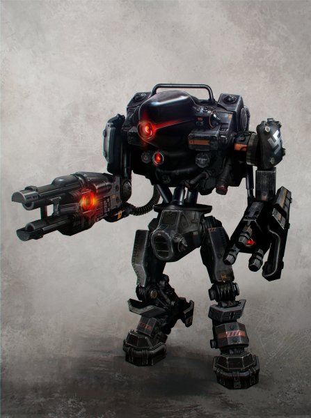 Wolfenstein the New order робот охранник