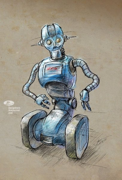 Рисунки робот помощник будущего