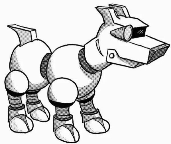 Эскиз робота собаки