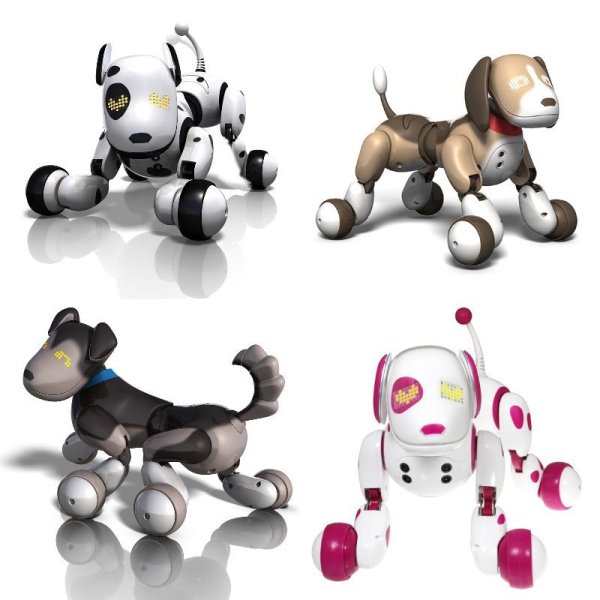 Интерактивный робот-собака овчарка Шэдоу zoomer