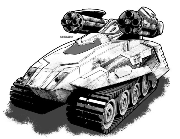 Рисунки робот танк