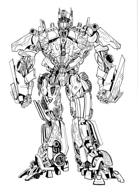 Bumblebee Transformers Prime раскраска