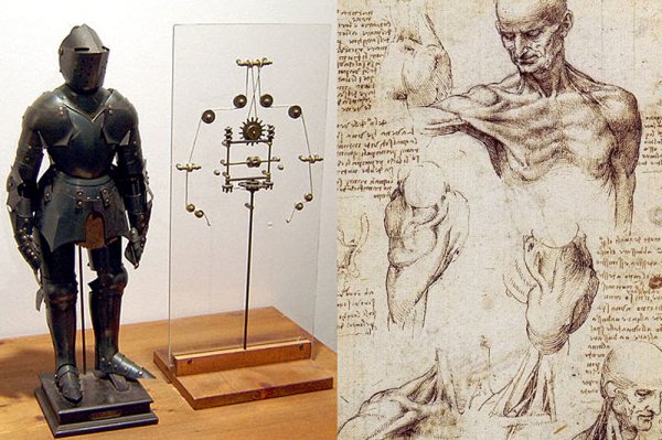 Робот рыцарь Леонардо да Винчи