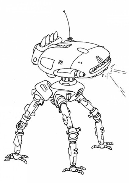 Раскраски для мальчиков роботы