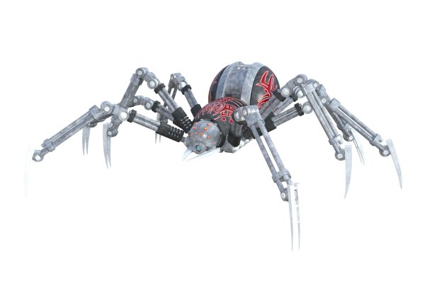 Механический робот паук