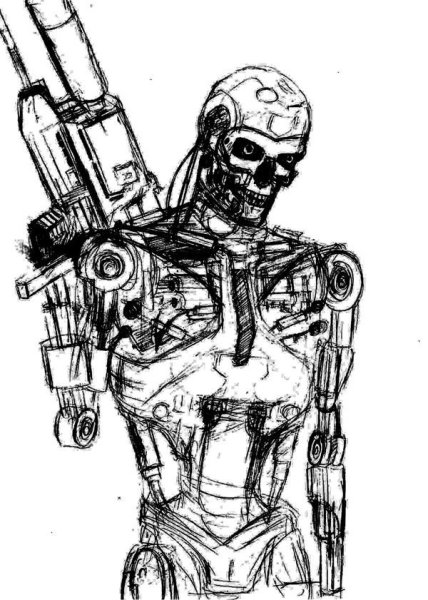 Terminator t-600 Sketch