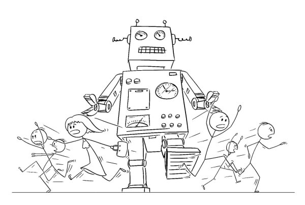 Нарисовать злодея робота