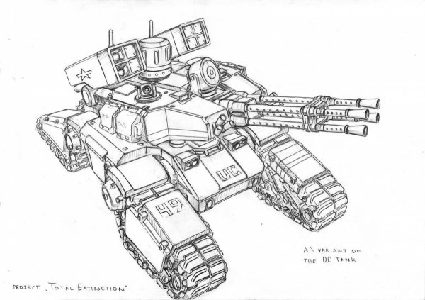 Раскраски военные танки