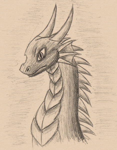 Рисунки драконов простым карандашом