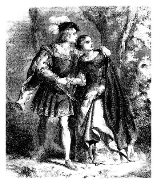 Ромео и Джульетта рисунок
