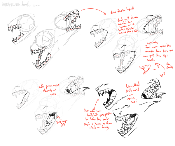 Волчьи зубы референс