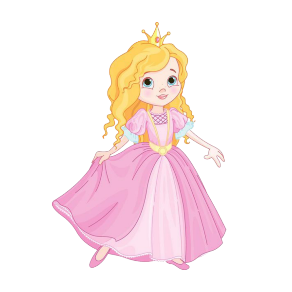 Принцесса в розовом платье