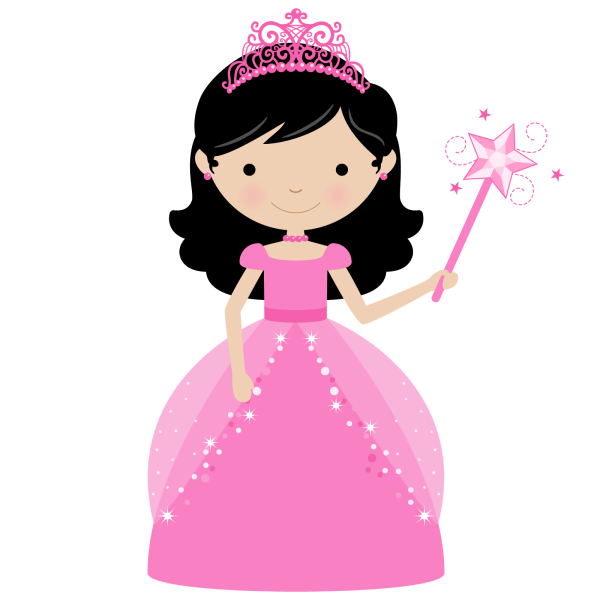 Рисунки розовая принцесса