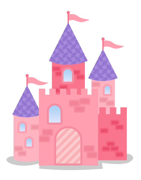 Розовый замок