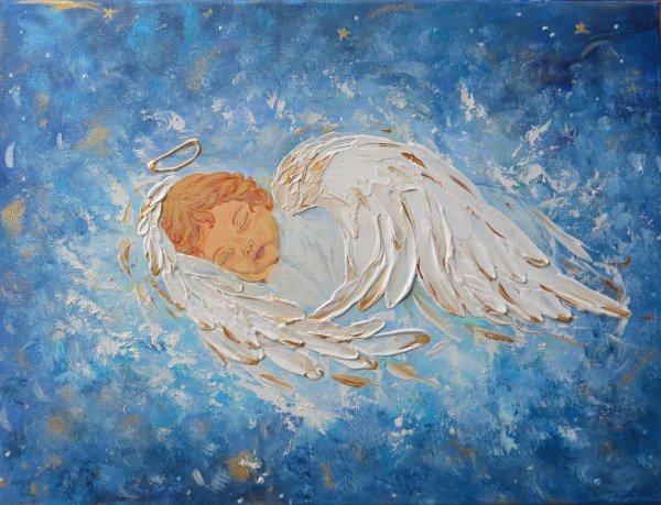 Christine Krainock картины ангелы