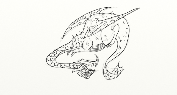 Рисунки с драконами олуха