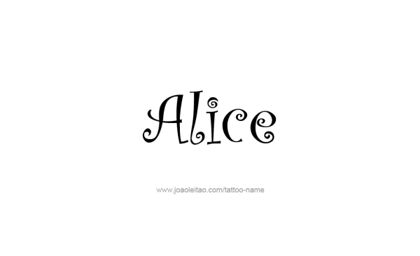 Красивое имя Алиса