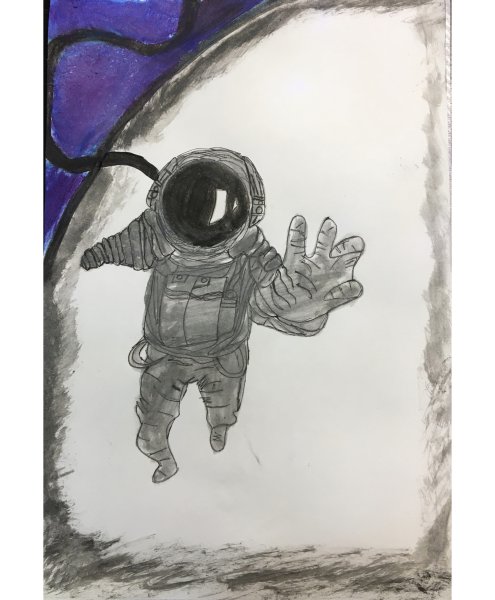 Рисунок космонавтики