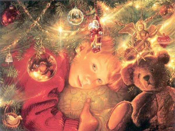 Донна Грин картины Рождество