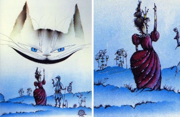 Алиса в стране чудес иллюстрации Мартынова