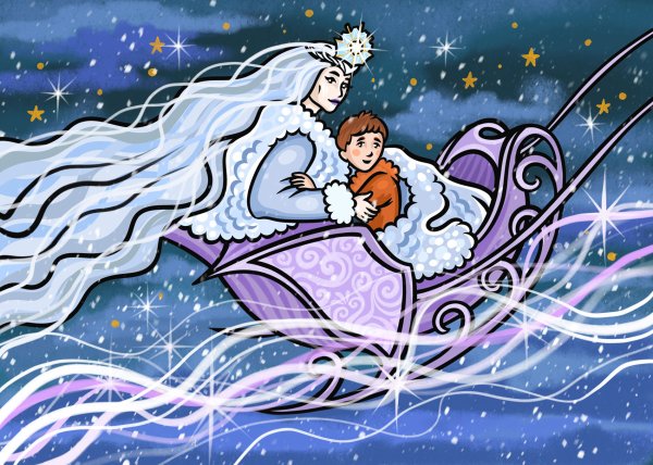 Картинки к сказке Снежная Королева для детей
