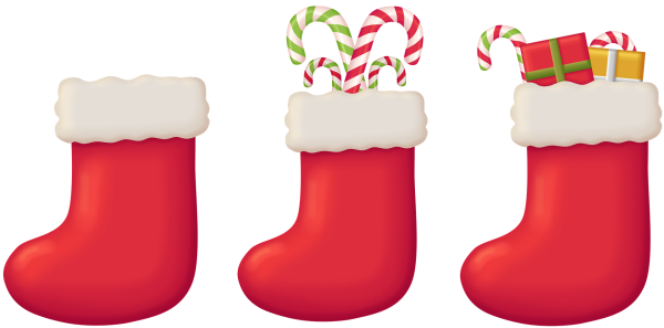 Рождественский носок рисунок