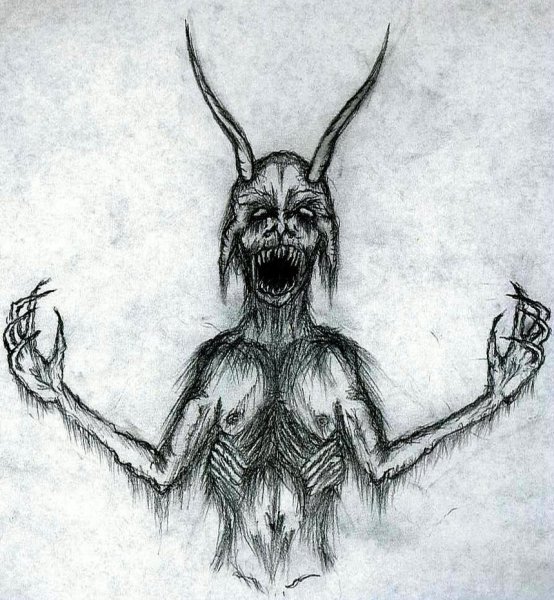 Дьявол рисунок