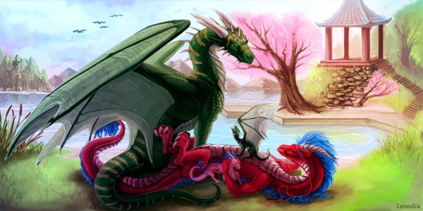 Рисунки семья драконов