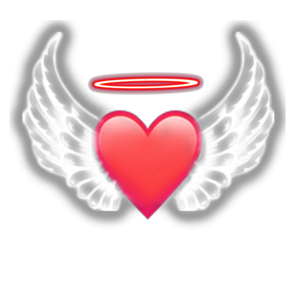 Сердце с ангельскими крыльями
