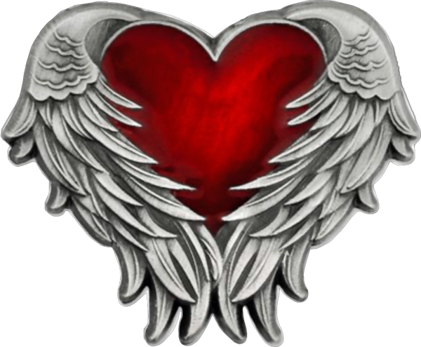 Сердце с крыльями ангела