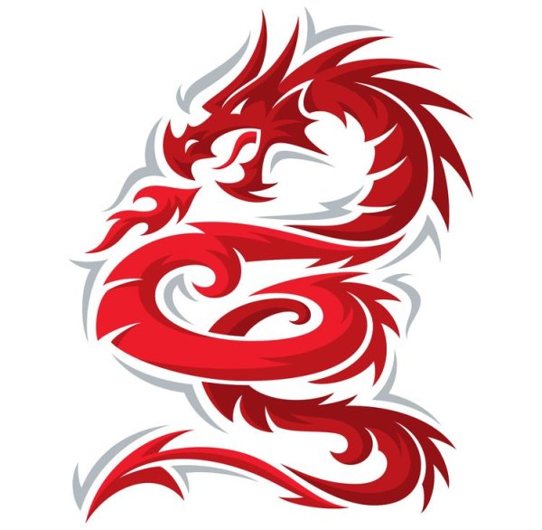Китайский дракон логотип