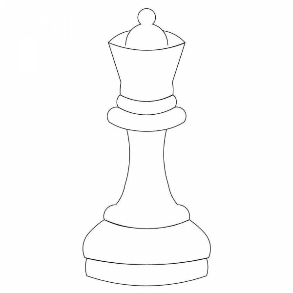 Шахматы раскраска фигур
