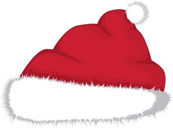 Зимняя шапка Деда Мороза