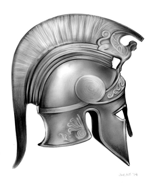 Коринфский греческий шлем
