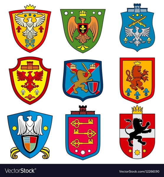 Формы средневековых гербов