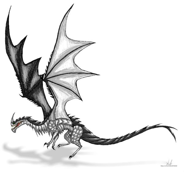 Шипорез дракон арт
