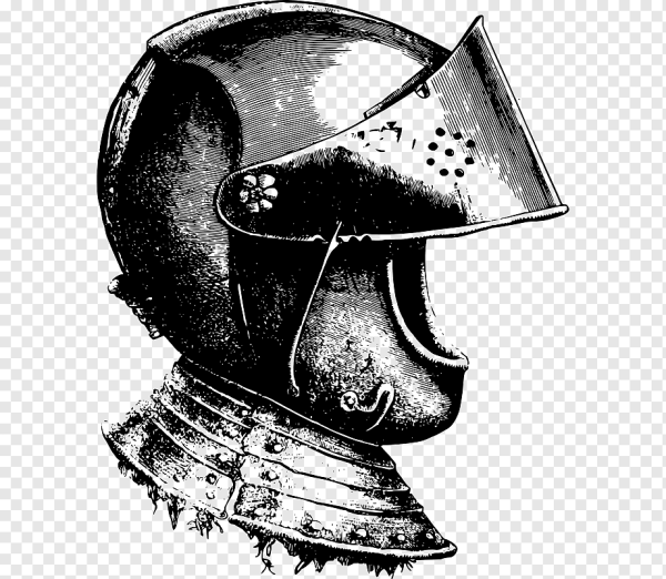 Шлем Рыцарский черный рыцарь